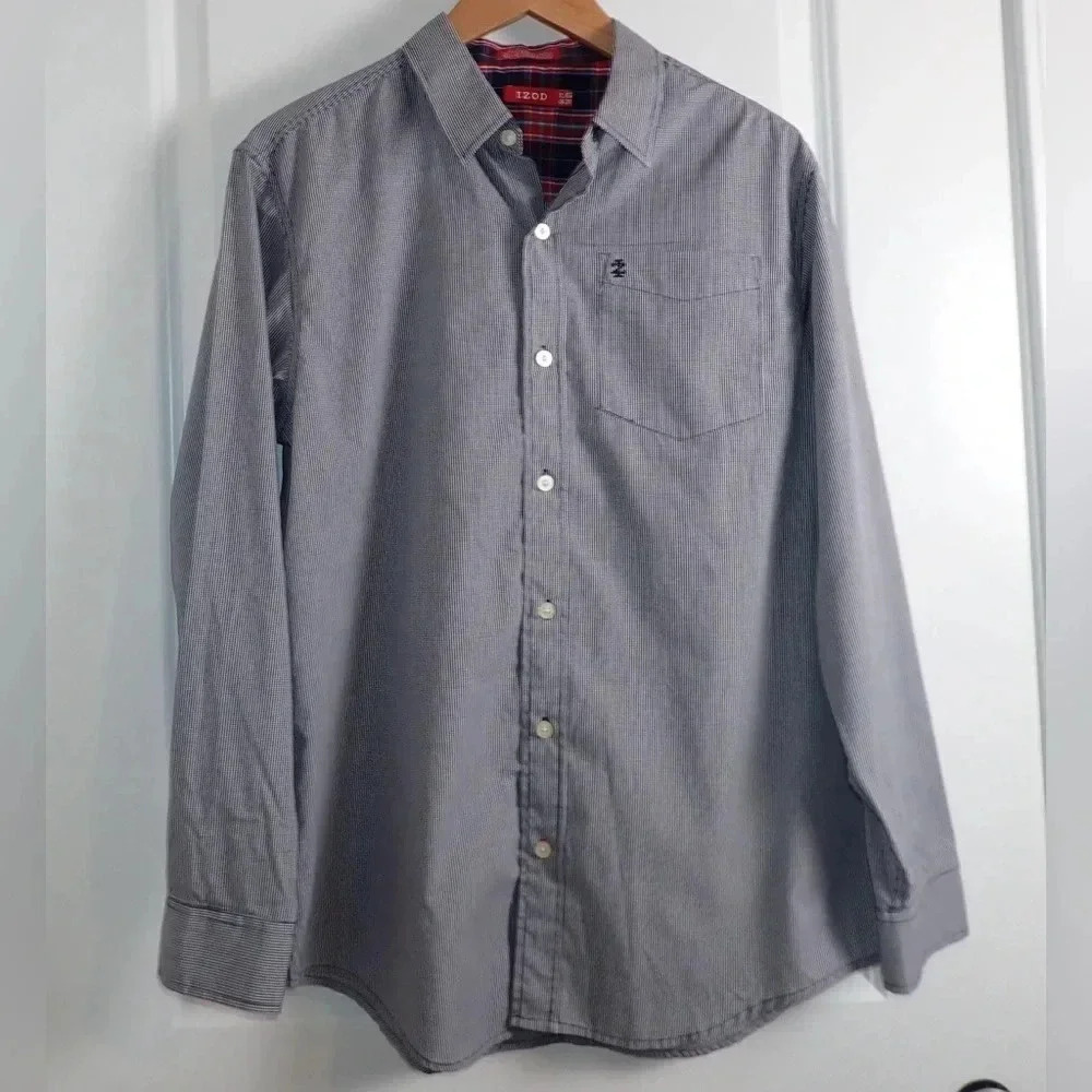 Izod Mens Button down dress shirt size Xl